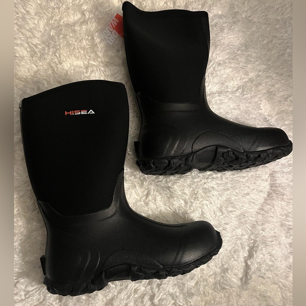 Hisea man working boots size 9